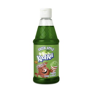 yő500~OFFN[|LzN[GCh Xm[R[Vbv O[Abv 473ml Kool-Aid 16-Oz. Snow Cone Syrup, Green Apple y񂹏iz