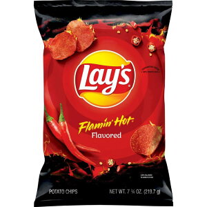 ���C�Y �|�e�g�`�b�v�X �t���C�~���z�b�g�t���[�o�[ 219.7g Lay's Potato Chips Flamin' Hot Flavored, 7.75 oz. Bag Lays �y�����񂹏��i�z�y���h�E�|�h�E�Ðh���W�z