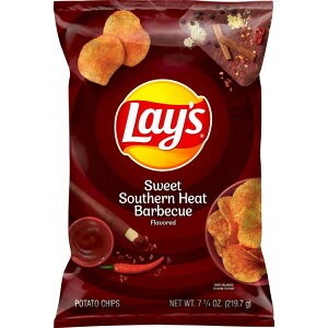 ���C�Y �T�U�� �X�C�[�g�q�[�g �o�[�x�L���[ 219.7g LAYS SOUTHERN SWEET HEAT BBQ 7.75OZ �y�����񂹏��i�z