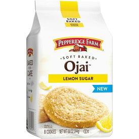 ペパリッジファーム ソフトベイクド オハイ レモン シュガークッキー 244g（8枚入り） Pepperidge Farm Soft Baked Ojai Lemon Sugar Cookies, 8.6 oz Bag (8 Cookies) 【お取り寄せ商品】