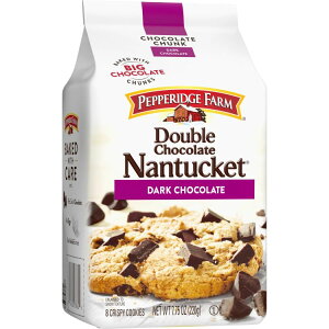 yő500~OFFN[|LzypbWt@[ i^Pbg NXs[ _u_[N`R[g`NNbL[ 220gi8j Pepperidge Farm Nantucket Double Dark Chocolate Chunk Cookies, 7.75 oz Bag 
