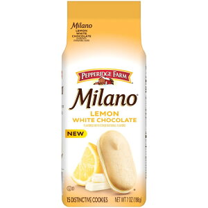 yő500~OFFN[|LzypbWt@[ ~m zCg`R[g NbL[ 15 198g Pepperidge Farm Milano White Chocolate Lemon Flavored Cookies, 7 oz Bag y񂹏iz