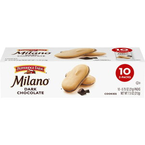 yő500~OFFN[|LzypbWt@[ ~mNbL[ _[N`R[g 10pbNi1pbN2j Pepperidge Farm Milano Cookies, Dark Chocolate, 10 Packs, 2 Cookies per Pack y񂹏i