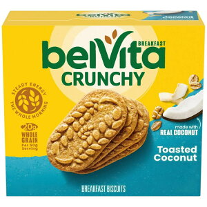 yő500~OFFN[|LzxB[^ g[XgRRibc ubNt@XgrXPbg 5pbNi1pbN4j belVita Toasted Coconut Breakfast Biscuits, 5 Packs (4 Biscuits Per Pack) y񂹏iz