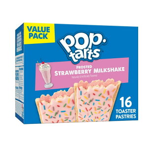 yő500~OFFN[|Lz|bv^g |bv^[c tXebhXgx[~NZ[L g[X^[yXg[ 768gi16j Pop-Tarts Frosted Strawberry Milkshake Toaster Pastries, 27 oz (16 Count) 