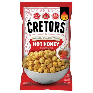 GH �N���^�[�Y �z�b�g�n�j�[�P�g���R�[���|�b�v�R�[�� 198g G.H. Cretors Hot Honey Kettle Corn Popcorn, 7 oz Bag �y�����񂹏��i�z