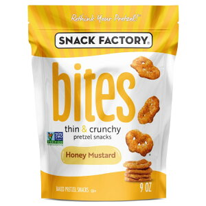 yő500~OFFN[|LzXibNt@Ng[ nj[}X^[hoCg 255g Snack Factory Honey Mustard Bites, 9 oz Bag y񂹏iz