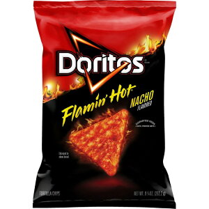 �h���g�X �t���[�~���z�b�g �i�`�����g���e�B�[���`�b�v�X 262.2g Doritos Flamin' Hot Nacho Flavored Tortilla Chips, 9.25 Ounce Bag �y�����񂹏��i�z