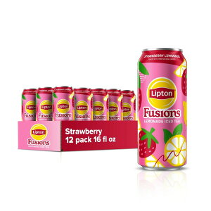 yő500~OFFN[|Lzvg t[WY Xgx[l[h 12{pbN 473ml Lipton Fusions Strawberry Lemonade 12 pack 16 fl oz y񂹏iz
