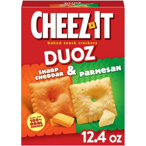 yő500~OFFN[|Lz`[YCbg DUOZ V[v`F_[pU xCNhXibNNbJ[ 351g Cheez-It DUOZ Sharp Cheddar and Parmesan Baked Snack Crackers, Lunch Snacks, 12.4 oz y񂹏