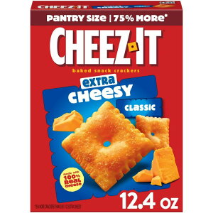 yő500~OFFN[|Lz`[YCbg GNXg`[Y `[YNbJ[ ĂXibNNbJ[ 351g Cheez-It Extra Cheesy Cheese Crackers, Baked Snack Crackers, 12.4 oz y񂹏iz