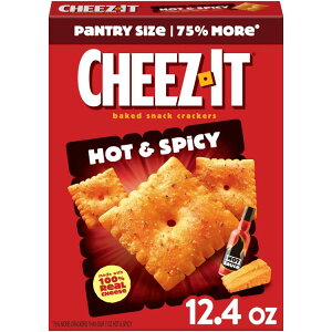 yő500~OFFN[|Lz`[YCbg zbgXpCV[`[YNbJ[ xCNhXibNNbJ[ 351g Cheez-It Hot and Spicy Cheese Crackers, Baked Snack Crackers, 12.4 oz y񂹏izy