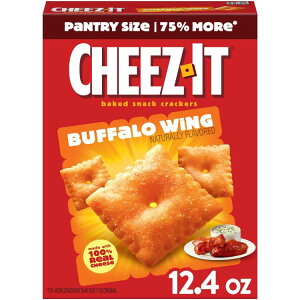 yő500~OFFN[|Lz`[YCbg obt@[EBO `[YNbJ[ xCNhXibNNbJ[ 351g Cheez-It Buffalo Wing Cheese Crackers, Baked Snack Crackers, 12.4 oz y񂹏iz