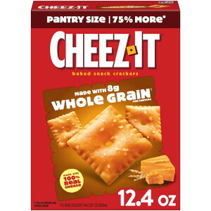 yő500~OFFN[|Lz`[YCbg S`[YNbJ[ xCNhXibNNbJ[ 351g Cheez-It Made with Whole Grain Cheese Crackers, Baked Snack Crackers, 12.4 oz y񂹏iz