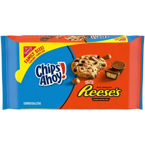 yő500~OFFN[|Lz`bvX AzCI[V[Y s[ibco^[Jbv NbL[ t@~[TCY 403g CHIPS AHOY! Cookies with Reesefs Peanut Butter Cups, Family Size, 14.25 oz y񂹏i