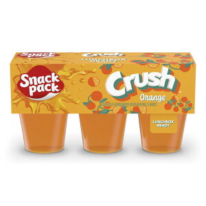 yő500~OFFN[|LzXibNpbN NbV IW W[V[WF 6 Snack Pack Crash Orange Flavored Juicy Gels, 6 Count Snack Cups y񂹏iz