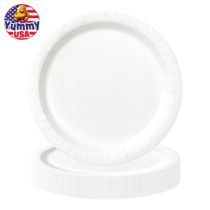 yő500~OFFN[|LzĝĎM 22.8Z`  20 Way To Celebrate Disposable Paper Plates, 9, White, 20 Count, by Way To Celebrate y񂹏iz