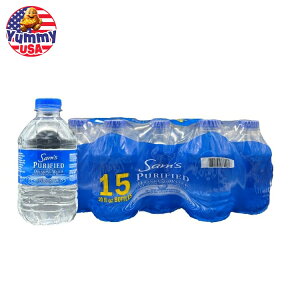 yXߋő勉MAX1400~OFFN[|zTY`CX st@ChEH[^[ 296ml 15{{g Sam's Purified Drinking Water, 10 fl oz, 15 Count Bottles y񂹏iz