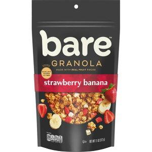 �x�A�O���m�[�� �X�g���x���[�o�i�i �N�����`�[�t���[�c�`�b�v�X 312g Bare Granola Strawberry Banana Crunchy Fruit Chips, 11 oz Bag �y�����񂹏��i�z