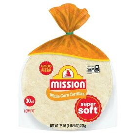 ミッション スーパースト ホワイトコーン トルティーヤ 30枚入り Mission Super Soft White Corn Tortillas, 30 Count 【お取り寄せ商品】