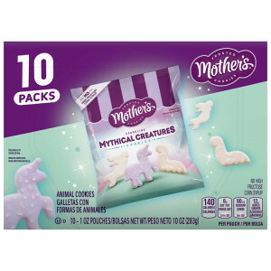 yő500~OFFN[|Lz}U[Y Xp[NO ~XeBJ N[`[Y NbL[ 28g 10 Mother's Sparkling Mythical Creatures Cookies, 1 oz Individual Bags, 10 Count y񂹏iz