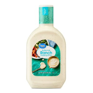 �O���[�g�o�����[ �o�^�[�~���N �����` �h���b�V���O 1065ml Great Value Buttermilk Ranch Dressing, 36 fl oz �y�����񂹏��i�z