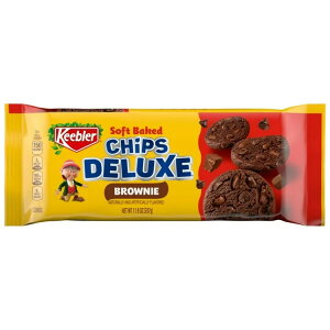 �L�[�u���[�`�b�v�X �f���b�N�X�u���E�j�[ �\�t�g�x�C�N�h�`���R���[�g�`�b�v�N�b�L�[ 337g Keebler Chips Deluxe Brownie, Soft-Baked Chocolate Chip Cookies 11.9 oz �y�����񂹏��i�z