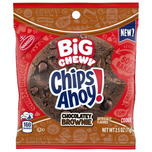 yő500~OFFN[|Lz`bvXAzC `[C[ uEj[rbONbL[ 71g CHIPS AHOY! CHEWY BROWNIE BIG COOKIES 2.5 OZ y񂹏iz