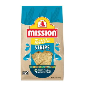 ミッション ストリップス ホワイトコーン トルティーヤチップス 312g Mission Strips White Corn Tortilla Chips, 11 Ounce Bag 【お取り寄せ商品】