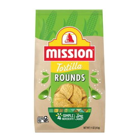 ミッション ラウンド イエローコーン トルティーヤチップス 311g Mission Round Yellow Corn Tortilla Chips, 11 Ounce Bag 【お取り寄せ商品】