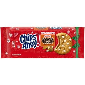 `bvXEAzCI o^[ ƂNbL[ zf[ 281g CHIPS AHOY! Chewy Cookie Butter-Inspired Cookies, Limited Edition Holiday Treats, 9.9 oz y񂹏iz