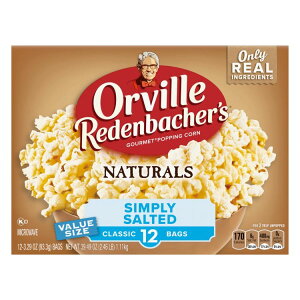 �I�[�r�� ���f���o�b�J�[�Y �d�q�����W�p�|�b�v�R�[�� �V���v���\���g�� 12���� Orville Redenbacher�fs Microwave Popcorn Simply Salted Flavor 3.29 oz., 12-Count �y�����񂹏��i�z