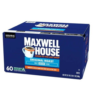 �}�b�N�X�E�F���n�E�X �I���W�i�����[�X�g ������ K�J�b�v�R�[�q�[�|�b�h 60���� Maxwell House Original Roast Medium Roast K-Cup Coffee Pods, 60 ct Box �y�����񂹏��i�z