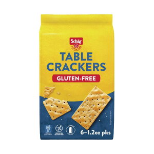 �V���[ �O���e���t���[ �e�[�u���N���b�J�[ 6�p�b�N���� 210g Schar Gluten Free Table Crackers 7.4 Ounce 1.2oz Packs per Case �y�����񂹏��i�z
