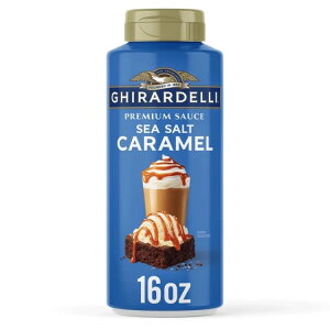 �M���f�� �v���~�A�� �V�[�\���g�L���������\�[�X ��454g GHIRARDELLI Premium Sea Salt Caramel Sauce, 16 oz Bottle �y�����񂹏��i�z