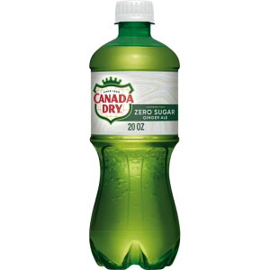 �J�i�_�h���C �J�t�F�C���t���[ �[���V���K�[ �W���W���[�G�[�� �\�[�_�|�b�v 591ml �{�g�� 1�{ Canada Dry Caffeine Free Zero Sugar Ginger Ale Soda Pop, 20 fl oz, Bottle �y�����񂹏��i�z