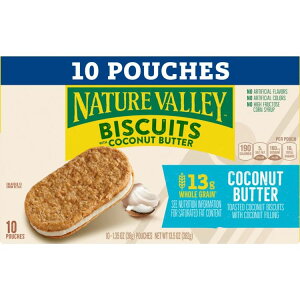 �l�C�`���[�o���[ �r�X�P�b�g�T���h�C�b�` �R�R�i�b�c�o�^�[ 10���� Nature Valley Biscuit Sandwiches, Coconut Butter, 10 Bars, 13.5 oz �y�����񂹏��i�z