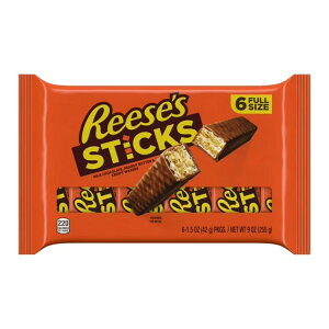 [V[Y XeBbN ~N`R[gs[ibco^[EGn[X 6{ 255g REESE'S STICKS Milk Chocolate Peanut Butter Wafer 9 oz 6 Count y񂹏iz