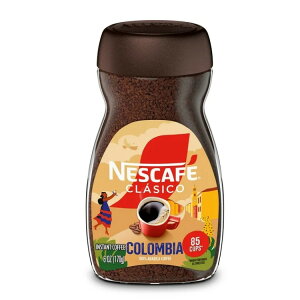 �l�X�J�t�F �N���V�R �R�����r�A �~�f�B�A�����[�X�g �C���X�^���g�R�[�q�[ ��170g NESCafe CLASICO Colombia, Medium Roast, Instant Coffee, 6 oz, 1 Jar �y�����񂹏��i�z