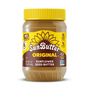 �T���o�^�[ �I���W�i�� �T���t�����[�V�[�h �o�^�[ 454g SunButter Original Sunflower Seed Butter 16 oz Jar �y�����񂹏��i�z