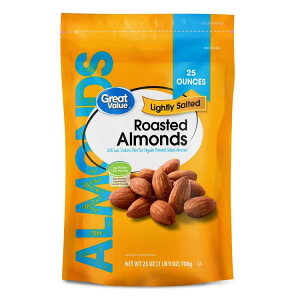 �O���[�g�o�����[ �I�C�����[�X�g ���C�g���[�\���g�A�[�����h 708g Great Value Oil Roasted Lightly Salted Almonds, 25 oz �y�����񂹏��i�z