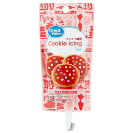 グレートバリュー クッキーアイシング レッド 約198g Great Value Cookie Icing, Red, 7 oz 【お取り寄せ商品】