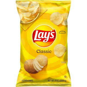 ���C�Y �|�e�g�`�b�v�X �N���V�b�N 226.8g Lay's Classic Potato Chips, 8 oz, Plastic Bag Lays �y�����񂹏��i�z