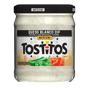 yő500~OFFN[|LzgXeBgX P\ uR fBbv 425.2g Tostitos Queso Blanco Dip, 15.0 oz Jar y񂹏iz