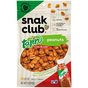 �X�i�b�N�N���u �^�W�� �N���V�R �s�[�i�b�c 142g Snak Club Tajin Classico Peanuts 5oz �y�����񂹏��i�z
