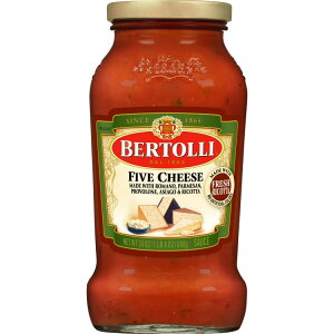 �x���g�[�� �p�X�^�\�[�X �t�@�C�u�`�[�Y �X�p�Q�b�e�B�g�}�g�\�[�X 680g Bertolli Pasta Sauce Five Cheese, Spaghetti Tomato Sauce, 24 oz �y�����񂹏��i�z