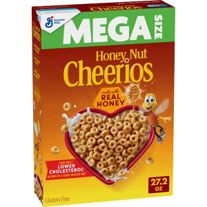 �n�j�[�i�b�c �`�F���I�X �V���A�� ���K�T�C�Y 771g Honey Nut Cheerios Breakfast Cereal, Mega Size, 27.2 oz �y�����񂹏��i�z