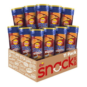 ���C�Y �X�^�b�N�X �|�e�g�N���X�v ���X�L�[�g �o�[�x�L���[���� 155g 11�p�b�N Lay's Stax Potato Crisps Mesquite Barbecue Flavored 5.5 Oz 11 pack) �y�����񂹏��i�z