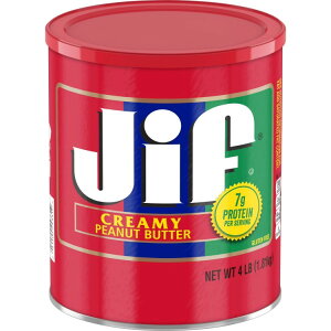 �W�t �N���[�~�[�s�[�i�b�c�o�^�[ 1.81kg Jif Creamy Peanut Butter, 4-Pound Can �y�����񂹏��i�z