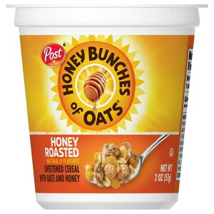 |Xgnj[o`YIuI[c nj[[XgubNt@XgVA N`[ 57g VAJbv Post Honey Bunches of Oats Honey Roasted Breakfast Cereal, Ready-to-Eat, Crunchy, 2 oz y񂹏